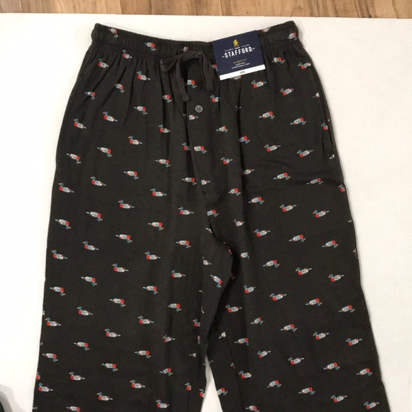 Stafford Sleep Lounge Pajama Pants Ducks - Picture 3 of 5